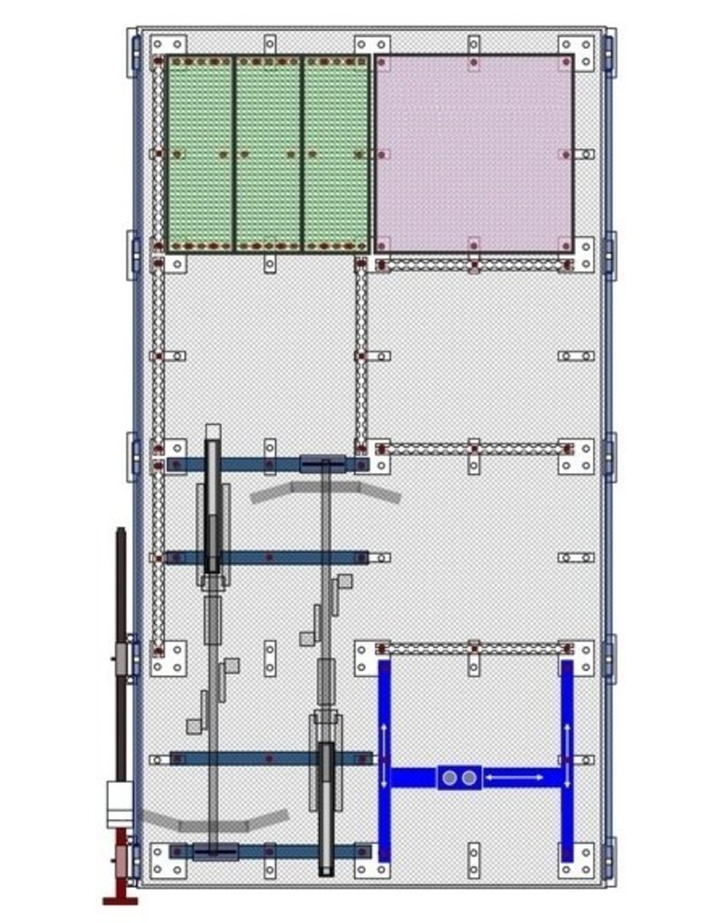 GTV-GMB VW T3 galerie de toit modulaire XL (5 modules) - kit complet Aluminium recouvert de poudre noire ou en alu nu