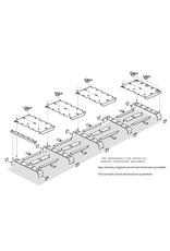 GTV-GMB VW T3 modulares Dachgepäckträgersystem komplett für DOKA (2 Module) - Alu schwarz gepulvert oder Alu Natur