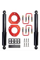 Delta 40SDK 4,00 cm kit de rehausse complet (avant et arrière) pour Fiat Ducato III/Citroën Jumper II/Peugeot Boxer II/ (Typ 250) 2014+  AVEC amortisseurs arrières