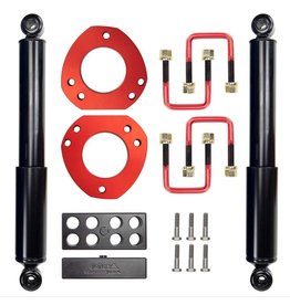 Delta 40SDK 4,00 cm kit de rehausse complet (avant et arrière) pour Fiat Ducato III/Citroën Jumper II/Peugeot Boxer II/ (Typ 250) 2014+  AVEC amortisseurs arrières