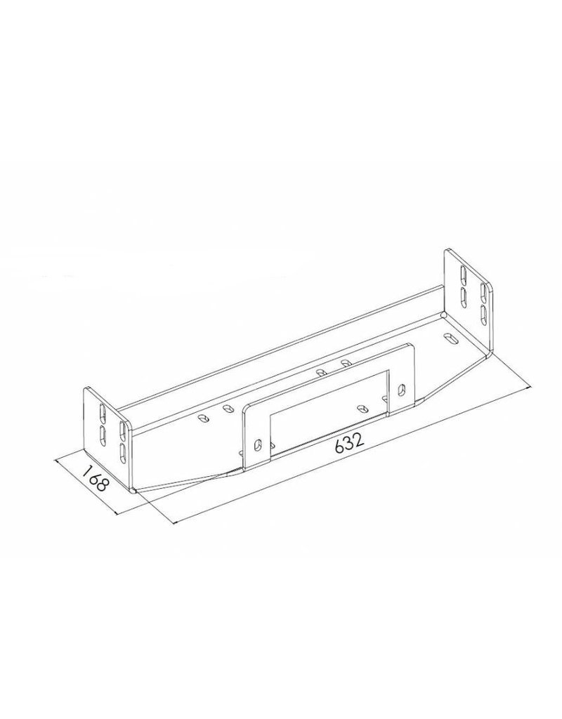 Platine montage de treuil pour FORD TRANSIT 2006-2012