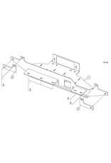 Platine montage de treuil pour VW T5 (2003 - 2015)