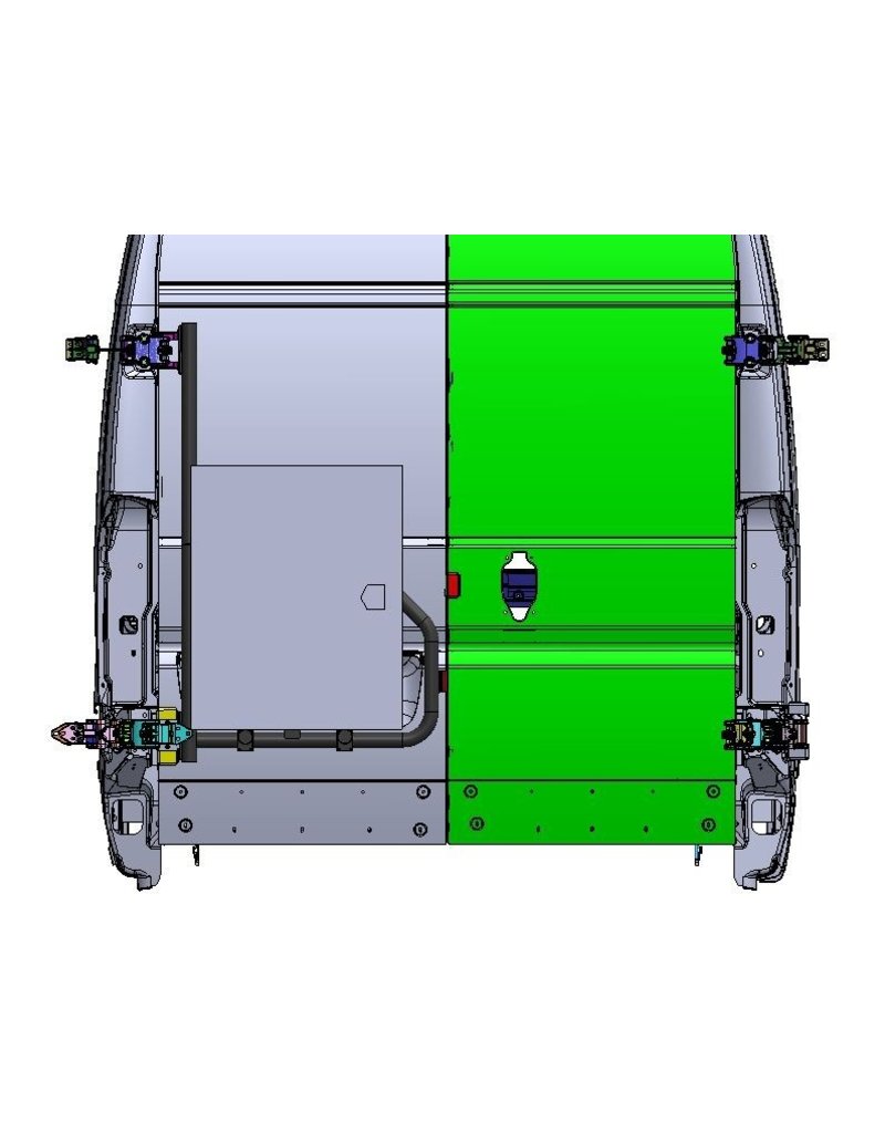 PORTE ROUE DE SECOURS /PORTE BOX POUR FIAT DUCATO type 250 2006+