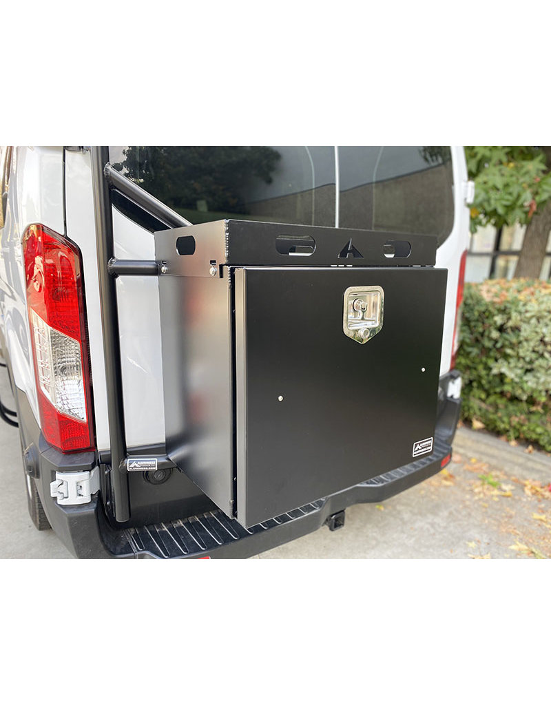 SPARE WHEEL CARRIER FOR FORD TRANSIT 2014+ BY ALUMINESS