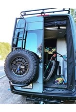 OWL VANS LADDER + TIRE (or BOX) CARRIER – FOR SPRINTER VS30/907 with 180° hinges