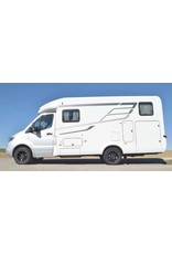 DELTA Klassik B Jante en alliage, 8x17 6x130 ET50 CTR84.1, style beadlock, pour Mercedes Sprinter