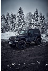Jante aluminium AT (all terrain) de TWIN-MONOTUBE-PROJEKT 8X17 BLACK MAT, CONCAVE POUR Jeep Wrangler incl. Unlimited