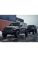 Jante aluminium AT (all terrain) de TWIN-MONOTUBE-PROJEKT 8X17 BLACK MAT, CONCAVE POUR Jeep Wrangler incl. Unlimited