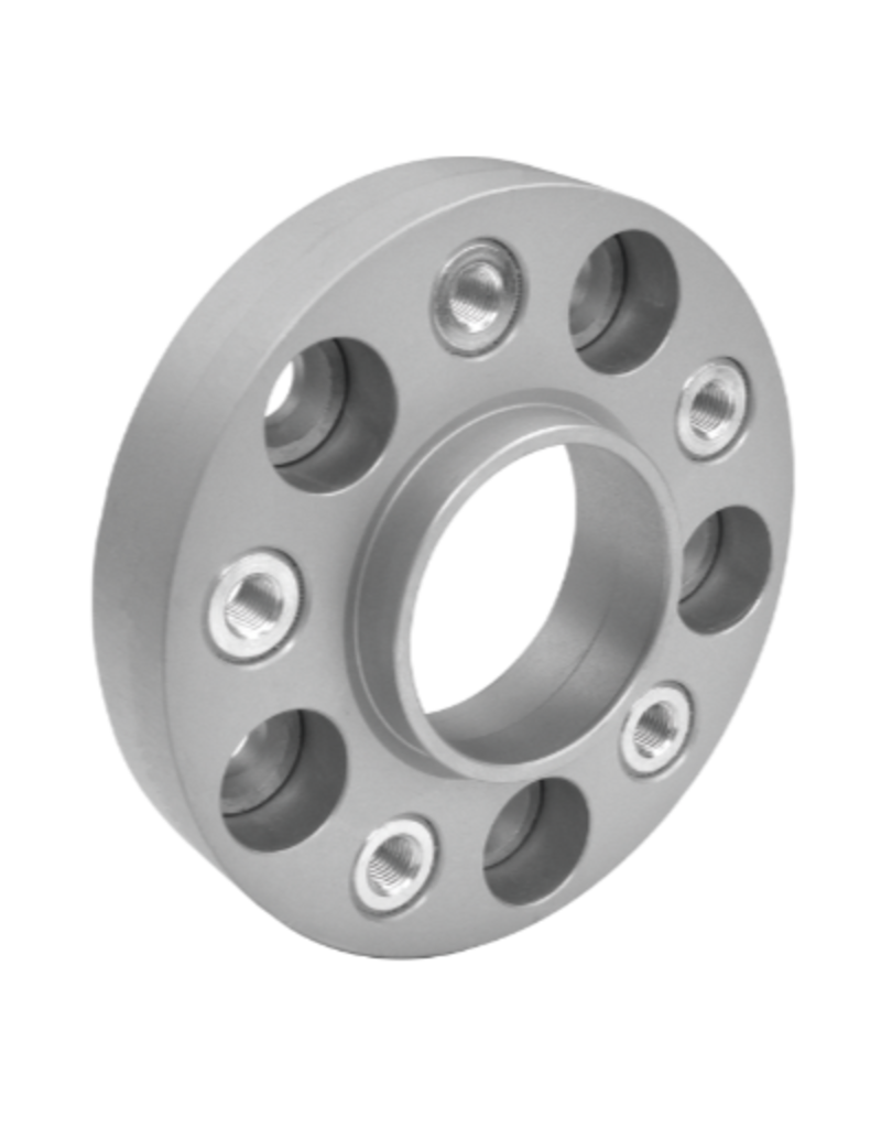 2 wheel spacers 20 mm (aluminum) 6x130 M14x1,5 for Sprinter, silver anodized