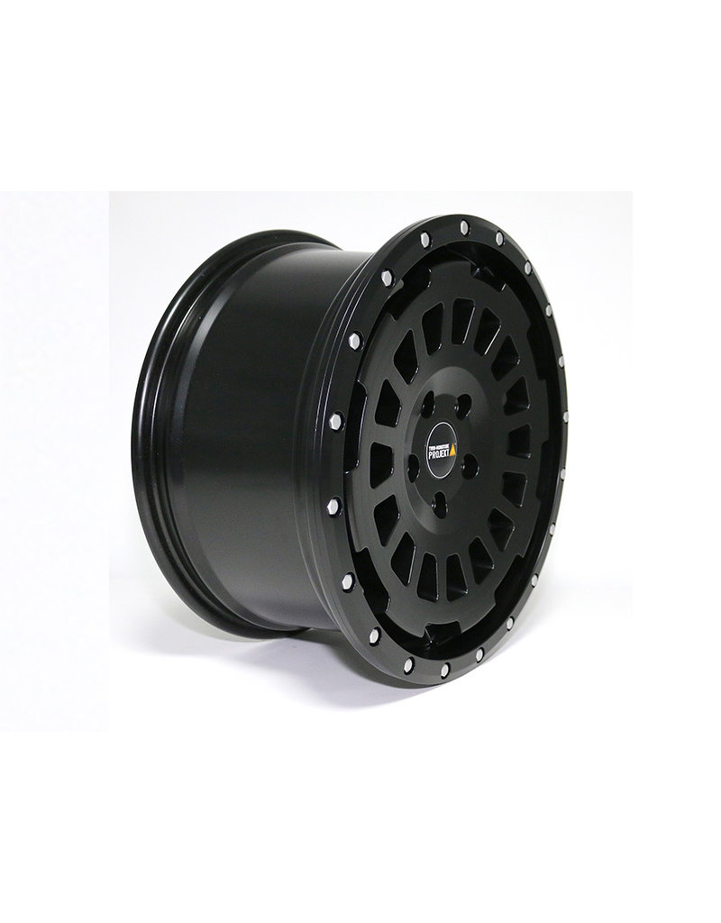 TWIN-MONOTUBE-PROJECT-AT-HD (All terrain-heavy duty), 8.5X18 INCH ALUMINUM RIM IN BLACK MAT FOR Mercedes Sprinter 906/NCV3