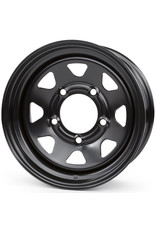 DOTZ DOTZ DAKAR - DARK - Offroad Stahlfelge 7Jx16 ET35 5x120 CB65 inklusive Radnabenzierkappe für VW T5/6