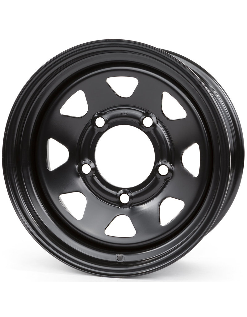 DOTZ DOTZ DAKAR - DARK - Jante acier tout terrain 7Jx16 ET35 5x120 CB65 avec cache moyeu pour VW T5/6