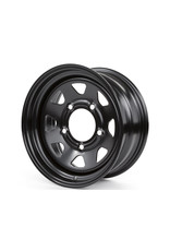 DOTZ DAKAR - DARK - Jante acier tout terrain 7Jx16 ET35 5x120 CB65 avec cache moyeu pour VW T5/6