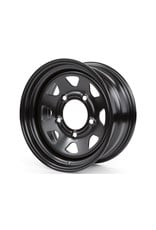 DOTZ DAKAR - DARK - Offroad steel rim 7Jx16 ET35 5x120 CB65 including wheel hub cap for VW T5/6