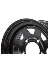 DOTZ DAKAR - DARK - Jante acier tout terrain 7Jx16 ET35 5x120 CB65 avec cache moyeu pour VW T5/6