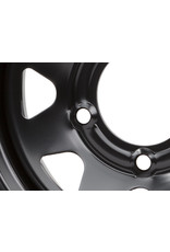 DOTZ DOTZ DAKAR - DARK - Jante acier tout terrain 7Jx16 ET35 5x120 CB65 avec cache moyeu pour VW T5/6
