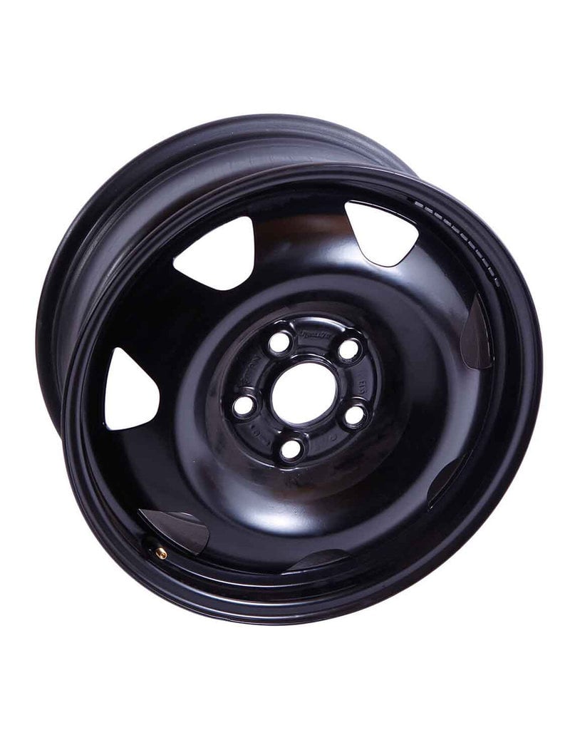 VW T5-T6 steel rim 7.0 x 17 H2, ET 55 - 5x120 black powder coated