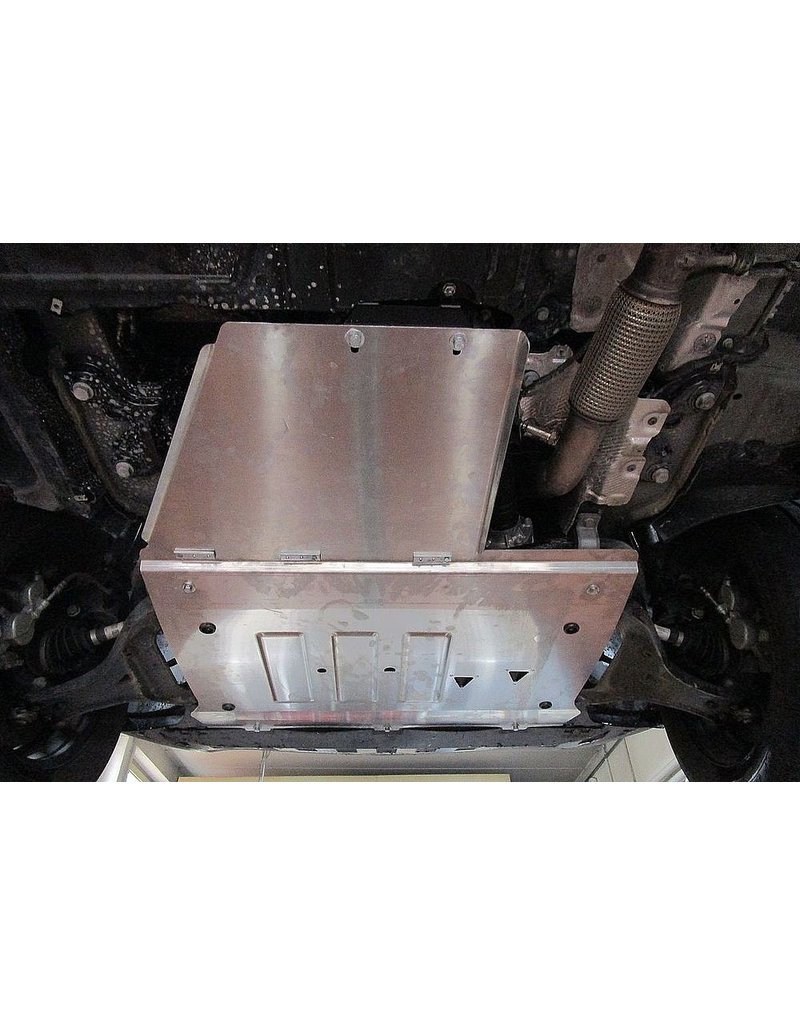 Engine and gearbox skid plate 4 mm aluminum pressed for - Mercedes Vito/V class 4Matic model 447 automatic from 2014