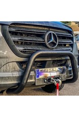 Pare buffle avant noir, 70 mm pour MERCEDES-BENZ Sprinter 907 /VS30