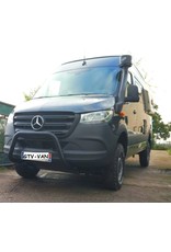 Pare buffle avant noir, 70 mm pour MERCEDES-BENZ Sprinter 907 /VS30