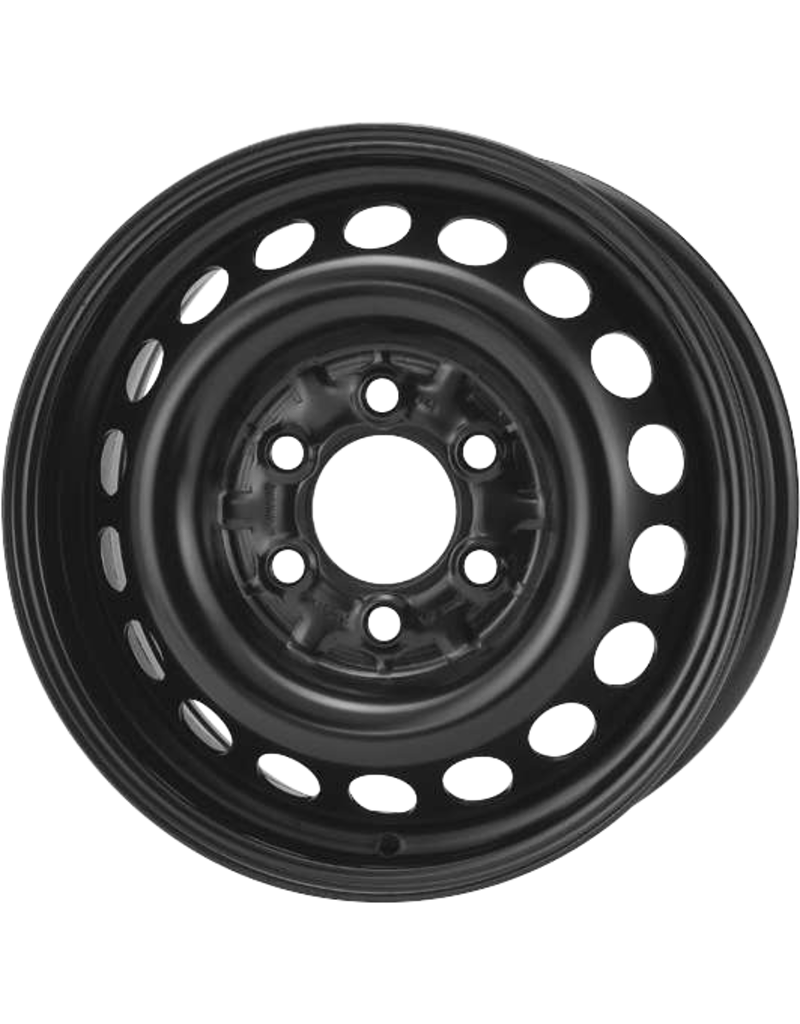 Mercedes Sprinter 906/907/ VW Crafter I / black steel rim 6.5x16  6/130, ET62 black powder coated