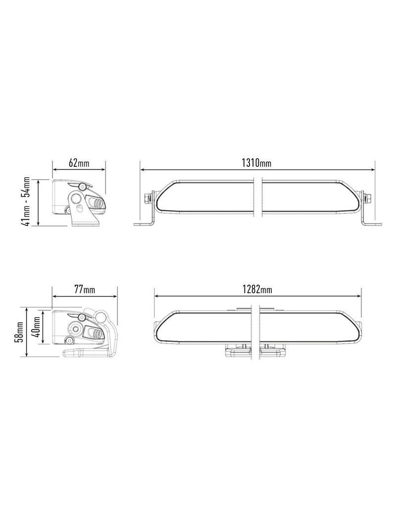 Lazer LINEAR-48 barre à  LED beam 51" /1282mm 18.000 Lumen