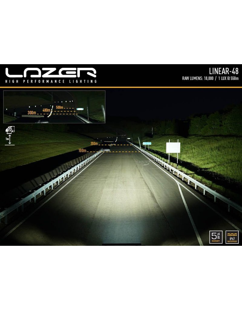 Lazer LINEAR-48 barre à  LED beam 51" /1282mm 18.000 Lumen