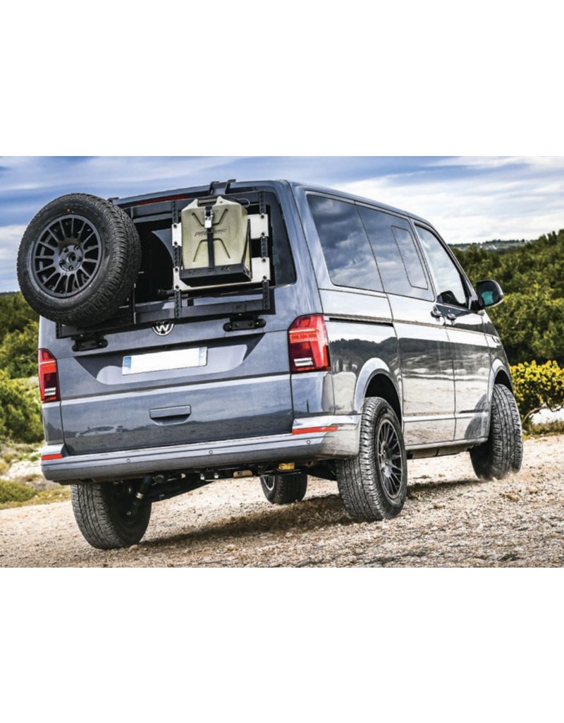 Wheel carrier / universal carrier for the tailgate for Volkswagen Transporter T6