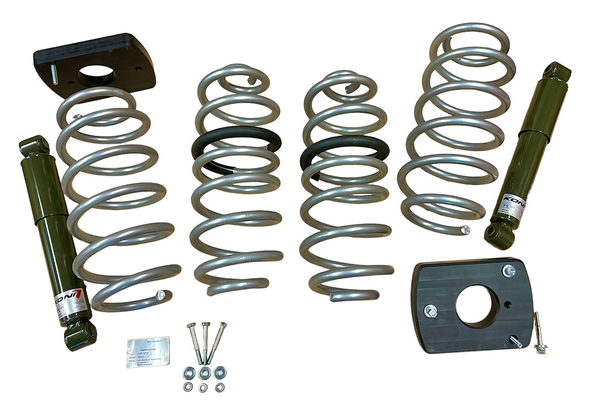 TWIN MONOTUBE PROJECT 40 mm SUSPENSION BODY LIFT KIT IN COMFORT SETTIN