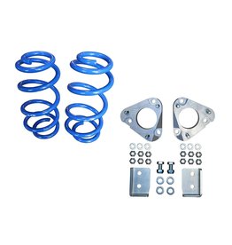 5,1 cm TOPO 2.0 Kit de rehausse pour ESSIEU AVANT - FORD TRANSIT (2013+, 2WD & 4x4, pneus SIMPLE ou jumelés) BY VAN COMPASS