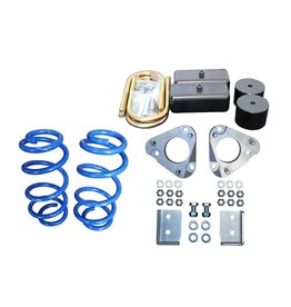 5,1 cm TOPO 2.0 Kit de rehausse complet pour essieux avant et arrière - FORD TRANSIT (2018+, 2WD & 4x4, pneus SIMPLE ou jumelés) BY VAN COMPASS