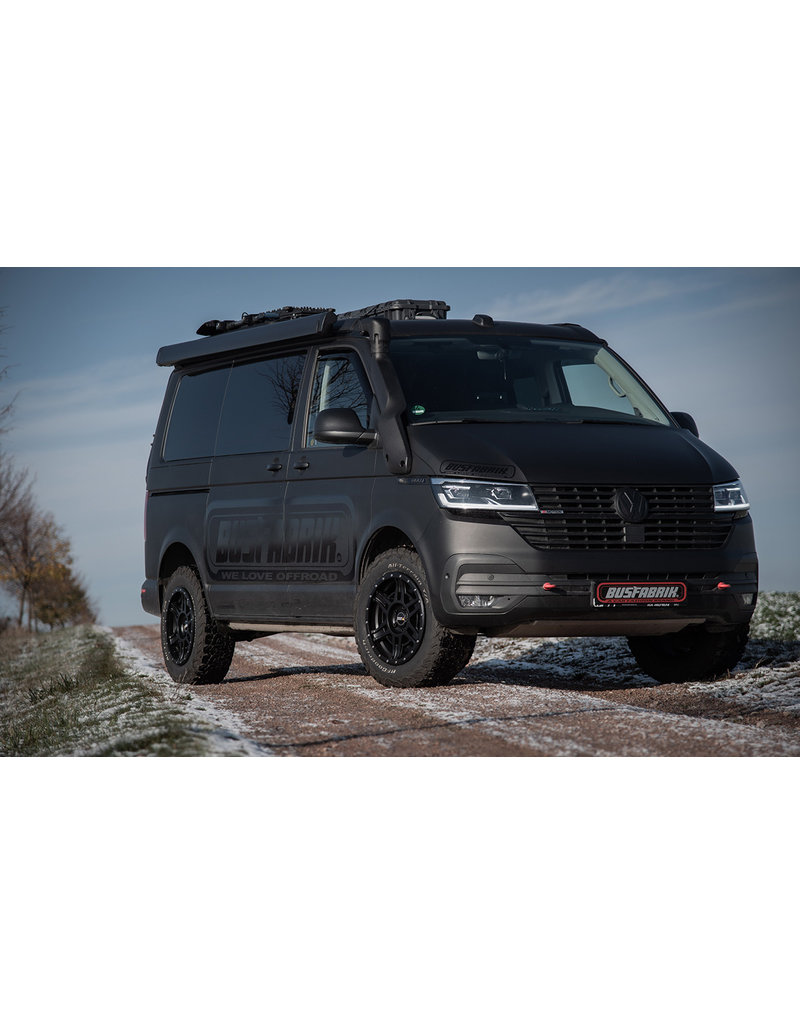 Jante alu TWIN-MONOTUBE-PROJEKT-AT5 (All Terrain) 8JX17H2 ET40 5x120 NOIR SATINÉ, CONCAVE POUR VW T5, T6, T6.1