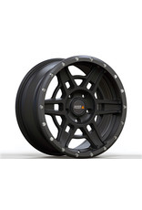 Jante alu TWIN-MONOTUBE-PROJEKT-AT5 (All Terrain) 8JX17H2 ET40 5x120 NOIR SATINÉ, CONCAVE POUR VW T5, T6, T6.1