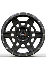 Jante alu TWIN-MONOTUBE-PROJEKT-AT5 (All Terrain) 8JX17H2 ET40 5x120 NOIR SATINÉ, CONCAVE POUR VW T5, T6, T6.1