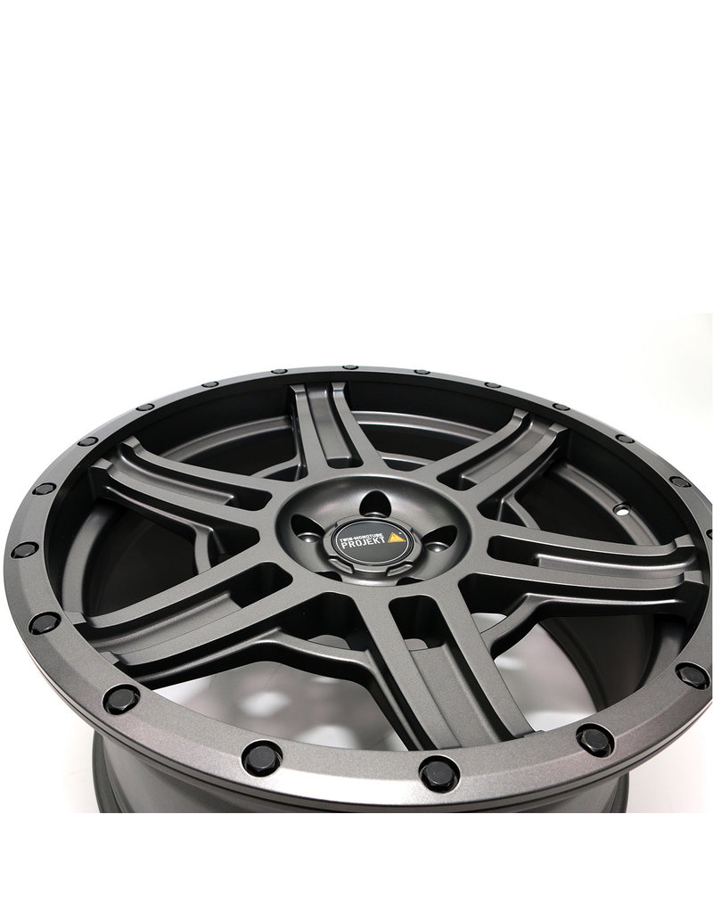 Jante alu TWIN-MONOTUBE-PROJEKT-AT5 (All Terrain) 8JX17H2 ET40 5x120 GRANIT, CONCAVE POUR VW T5, T6, T6.1