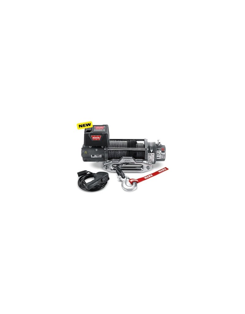 WARN M8 / M8000-S 3.6 T 12V  WINCH with synthetic rope and remote control