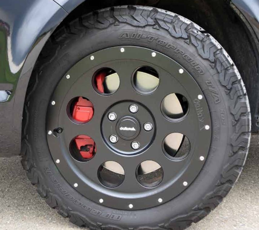 DELTA - KLassik B Jante en alliage, 18x8,5 5/120 ET42,5 style beadlock, pour VW Crafter 2017+