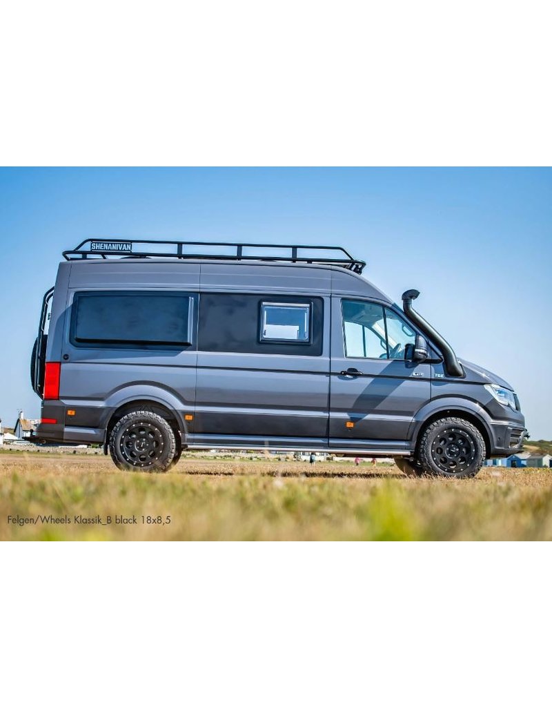 DELTA - KLassik B Alufelge, 18x8,5 5/120 ET42,5 65,1 Beadlockoptik für VW Crafter 2017+