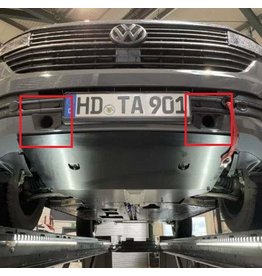 Cooling Air duct through the front bumper, for VW Multivan/California T6.1 MAR