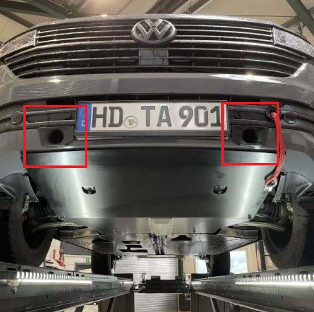Conduit d'air de refroidissement par le pare-choc avant, pour VW Multivan/California T6.1 MAR
