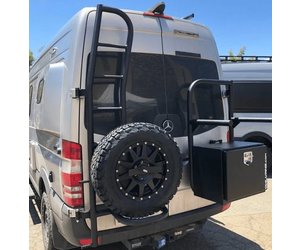 OWL VANS LADDER TIRE or BOX CARRIER FOR SPRINTER 906 with 270 d GTV VAN