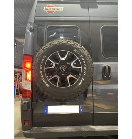 Spare wheel carrier for FIAT DUCATO/Peugeot Boxer/ Citroen Jumper 2014+ LEFT SIDE with 5X118 tires