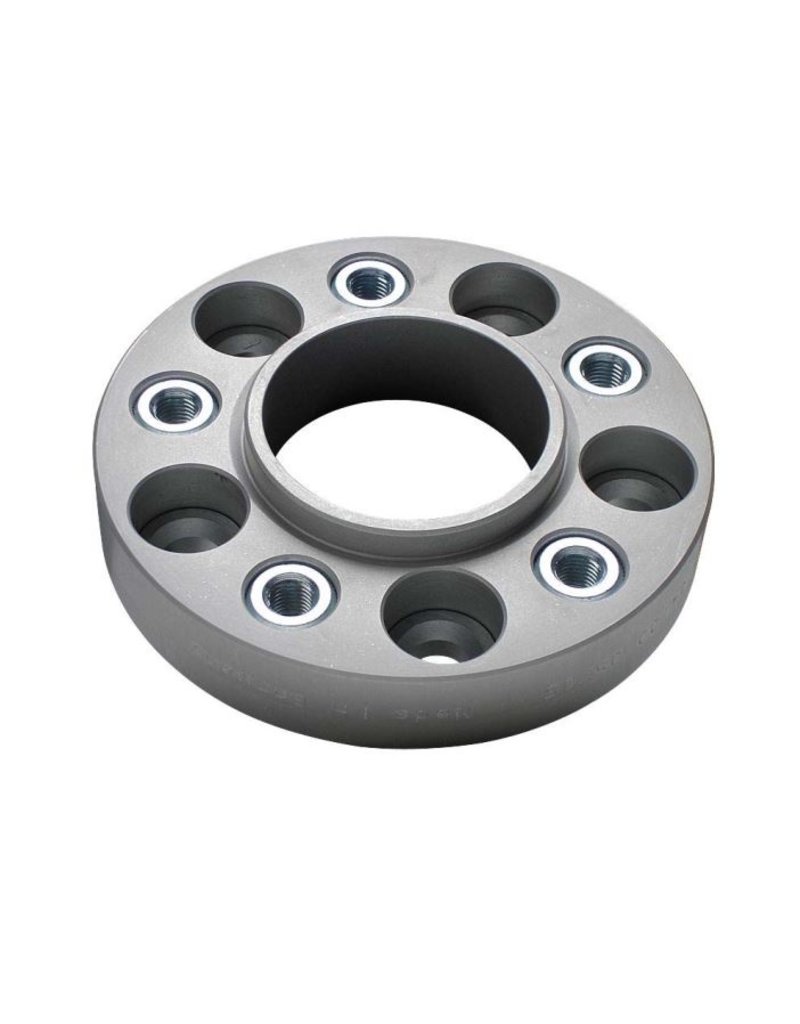 2 wheel spacers 20 mm (aluminum) 6x130 M14x1,5 for Sprinter, silver anodized