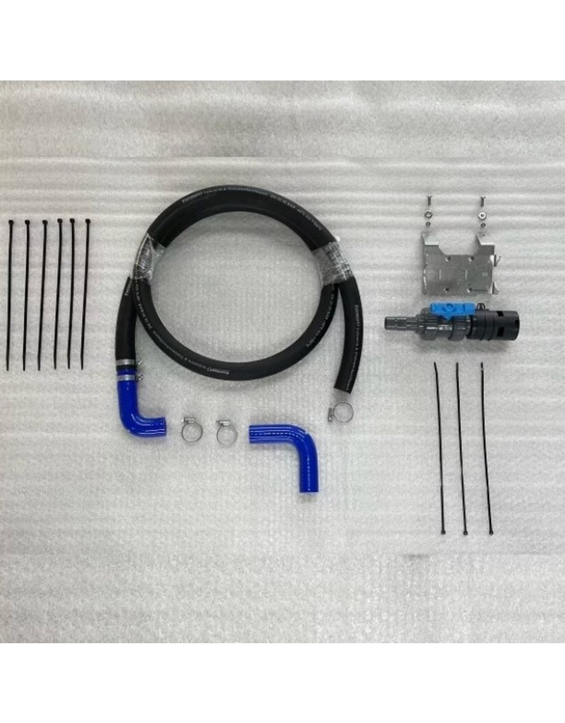 Conversion kit for air heater for more wading depth, suitable for VW T5 / T6