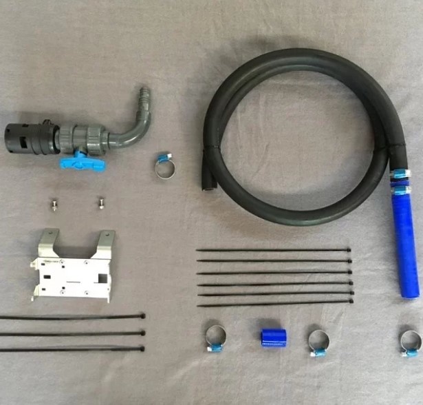 Kit de transformation pour chauffe-eau supplémentaire pour plus de profondeur de gué, adapté au VW T5