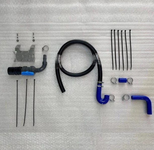 Kit de conversion pour chauffe-eau supplémentaire pour plus de profondeur de gué, adapté pour VW T6