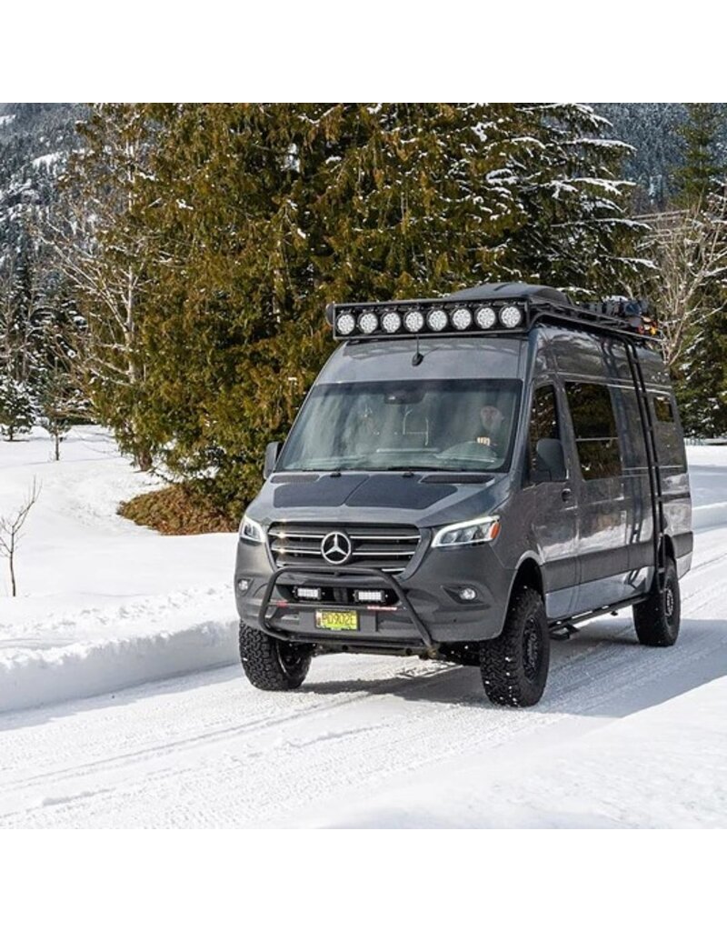 VSS SYSTEM™ – 90 WATT MOTORHAUBEN SOLAR PANELS (TWIN 45 WATT SYSTEM) von Cascadia, komplettes VSS-System (Solarmodule + MPPT-Laderegler + Fahrzeugvinyle) für MERCEDES-BENZ SPRINTER 907/VS30