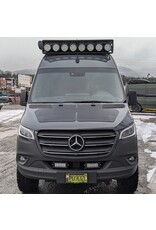 VSS SYSTEM™ – 90 WATT MOTORHAUBEN SOLAR PANELS (TWIN 45 WATT SYSTEM) von Cascadia, komplettes VSS-System (Solarmodule + MPPT-Laderegler + Fahrzeugvinyle) für MERCEDES-BENZ SPRINTER 907/VS30