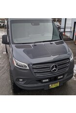 VSS SYSTEM™ - 90 WATT HOOD SOLAR PANEL (TWIN 45 WATT SYSTEM) by Cascadia, Complete VSS System (Solar Panels + MPPT Charge Controller + Vehicle Vinyls) for MERCEDES-BENZ SPRINTER 907/VS30