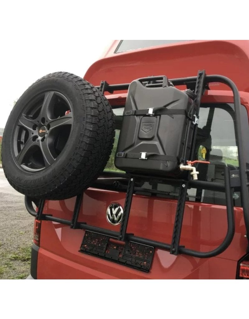 VW T6 système porte-bagage-hayon "modulaire" pour le transport de vélos, roue de secours, canister, etc.